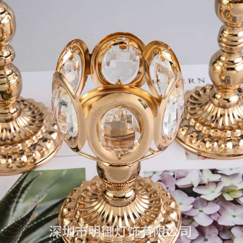Bộ 3 trụ nến mắt trâu trang trí đám cưới