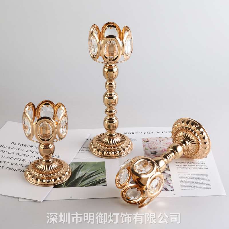 Bộ 3 trụ nến mắt trâu trang trí đám cưới