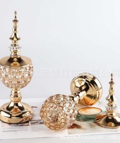 Bộ 2 trụ nến ngọn tháp decor đám cưới