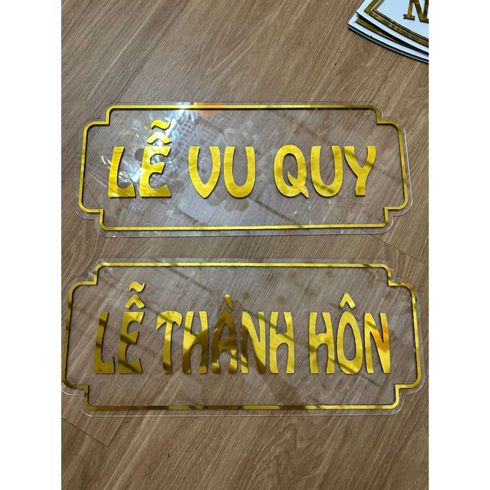 Bảng treo cổng đám cưới