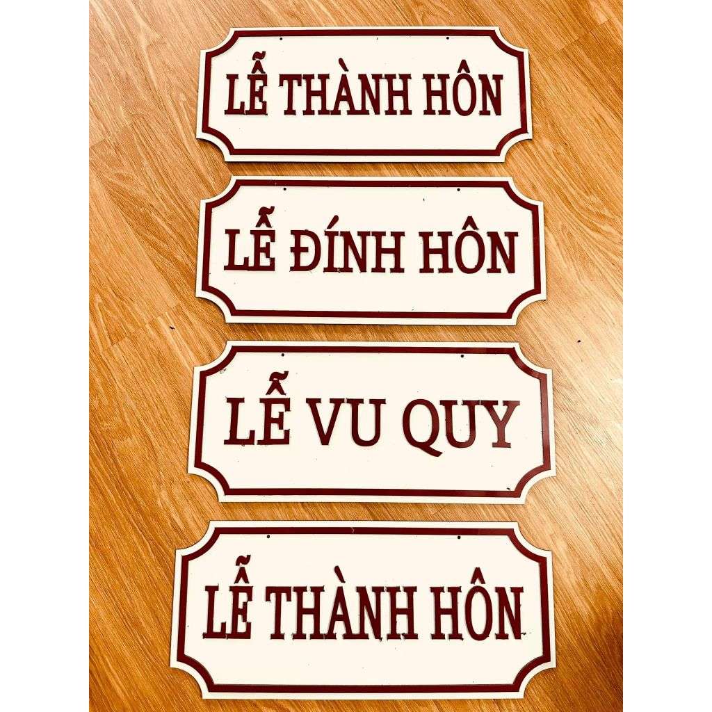 Bảng treo cổng đám cưới