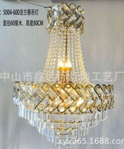 Đèn chùm trang trí đám cưới viền thuỷ tinh
