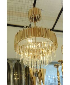 Đèn chùm trang trí đám cưới viền gấp khúc
