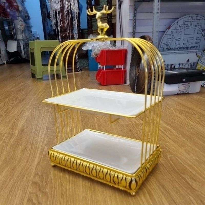Khay bánh lồng chim trang trí đám cưới