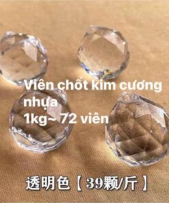 Giọt lệ, viên chốt trang trí bằng nhựa