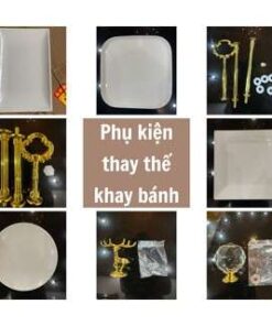 Phụ kiện thay thế Khay đựng bánh kẹo trang trí đám cưới
