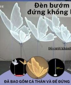 Đèn con bướm siêu to Khổng lồ trang trí đám cưới khách sạn nhà rạp decor nhà hàng sự kiện