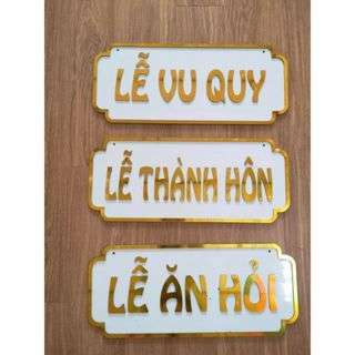 Bảng lễ thành hôn ăn hỏi vu quy đính hôn treo cổng đám cưới đám ăn hỏi rạp cưới