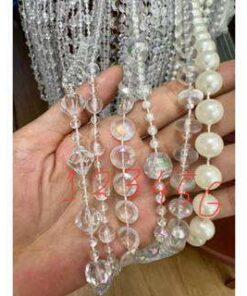 Dây hạt nhựa giả đá bán theo kilogram decor trang trí đám cưới sự kiện tiệc tùng, gia đình, quán cà phê