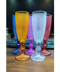Ly nhựa hoa văn hình chấm bi trang trí đám cưới, decor bàn ăn hỏi, lễ gia tiên