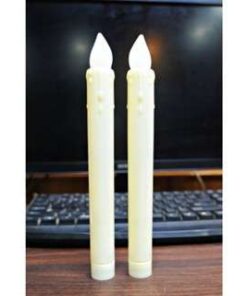 Nến que điện tử chạy pin AAA tim đèn ánh sáng vàng trang trí đám cưới, decor cửa hàng, gia đình